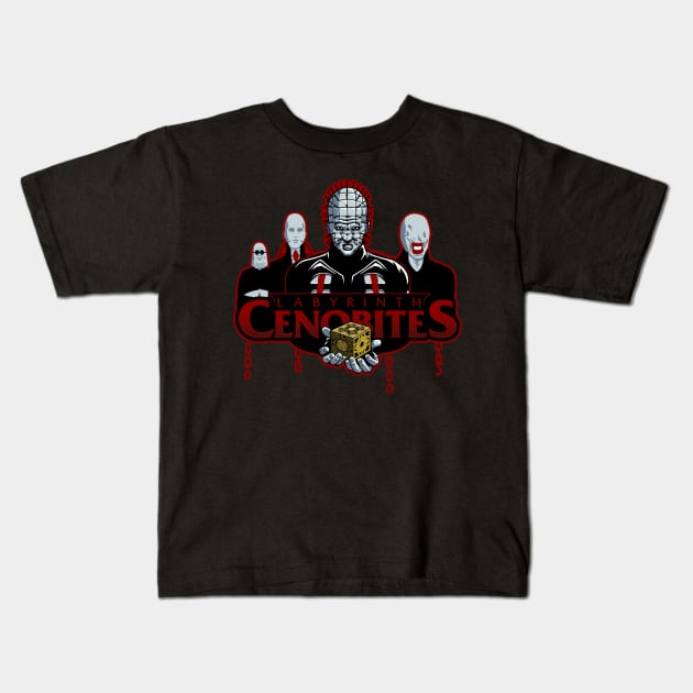 Labyrinth Cenobites - Sports Team Kids T-Shirt by Studio Mootant